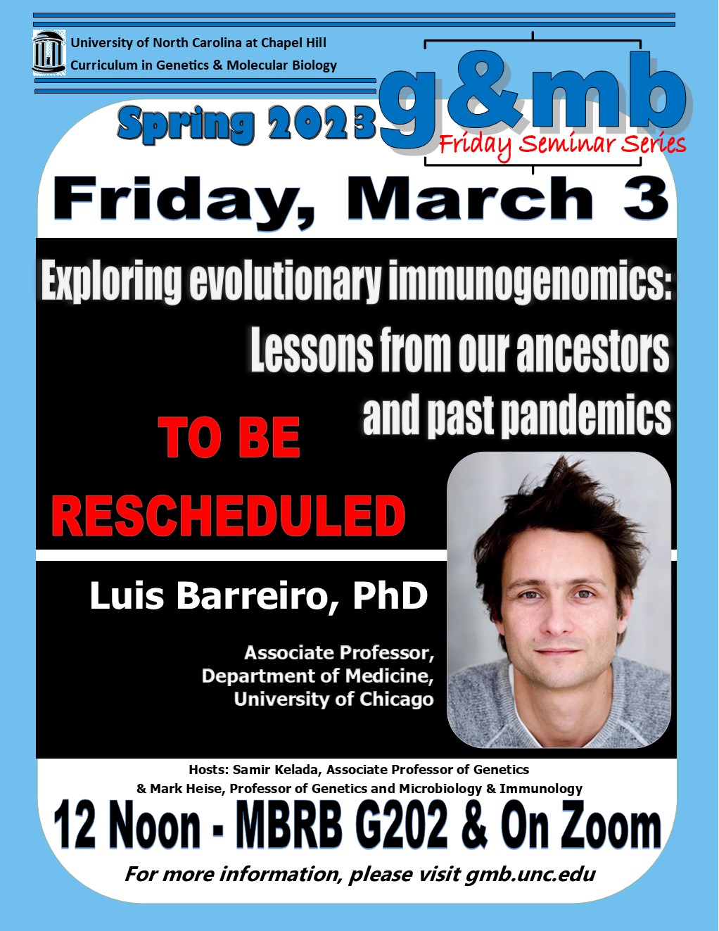 GMB BCB Seminars 23 0303_Luis Barreiro TO BE RESCHEDULED